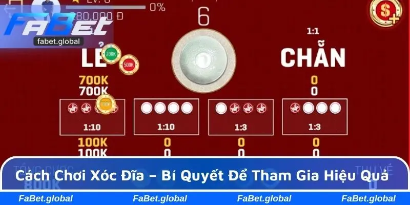 Cách chơi xóc đĩa